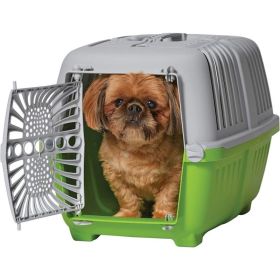 MidWest Spree Plastic Door Travel Carrier Green Pet Kennel