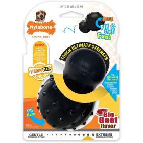 Nylabone Strong MAX Stuffable Chew Cone Toy Beef Flavor