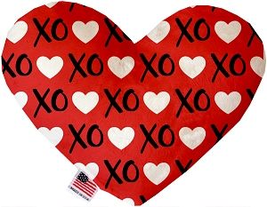 Red XOXO Heart Dog Toy (size: 6 Inch)