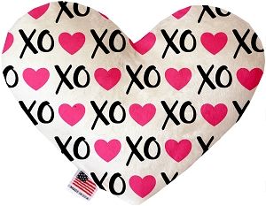 Pink XOXO Heart Dog Toy (size: 6 Inch)