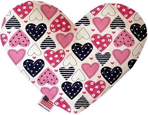 Mixed Hearts Heart Dog Toy (size: 6 Inch)