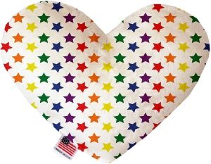 Rainbow Stars Heart Dog Toy (size: 6 Inch)