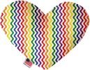 Rainbow Fun Stripes Heart Dog Toy