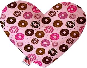 Pink Donuts Heart Dog Toy (size: 6 Inch)