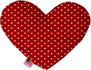 Red Stars Heart Dog Toy (size: 6 Inch)