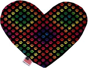 Rainbow Paws Heart Dog Toy (size: 6 Inch)