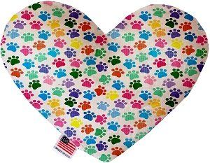 Confetti Paws Heart Dog Toy (size: 6 Inch)