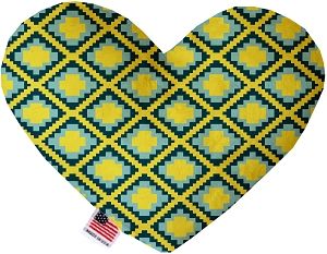 Yellow Southwest Heart Dog Toy (size: 6 Inch)