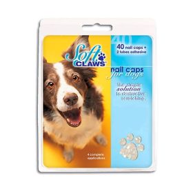 Soft Claws Nail Caps for Cats and Dogs Natural (Option: XSmall)