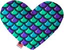 Mermaid Scales Canvas Heart Dog Toy