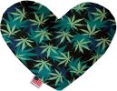 Mary Jane Blues Canvas Heart Dog Toy