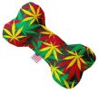 Rasta Mary Jane Canvas Bone Dog Toy