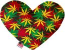 Rasta Mary Jane Canvas Heart Dog Toy