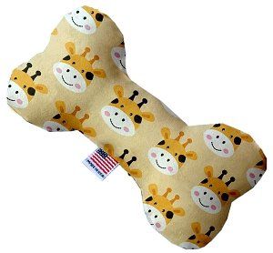 Georgie the Giraffe Canvas Bone Dog Toy (size: 10 Inch)