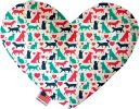 Pups and Kits Canvas Heart Dog Toy