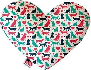 Pups and Kits Canvas Heart Dog Toy (size: 6 Inch)