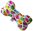 Bright Ladybugs Canvas Bone Dog Toy