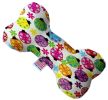 Bright Ladybugs Canvas Bone Dog Toy