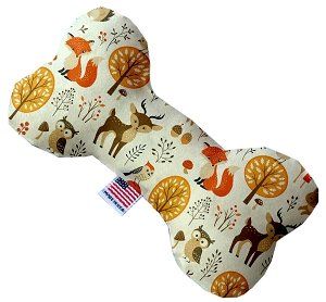 Fox and Friends Canvas Bone Dog Toy (size: 10 Inch)