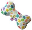 Easter Eggs Canvas Bone Dog Toy