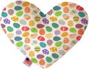 Easter Eggs Canvas Heart Dog Toy