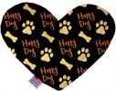 Happy Dog Canvas Heart Dog Toy