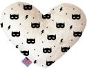 Super Hero Masks Canvas Heart Dog Toy