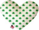 Lucky Charms Canvas Heart Dog Toy