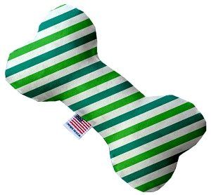 Lucky Stripes Canvas Bone Dog Toy (size: 10 Inch)