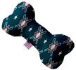 Bats and Balls Canvas Bone Dog Toy