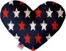 Graffiti Stars Canvas Heart Dog Toy