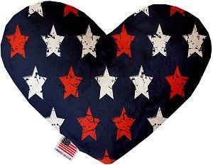 Graffiti Stars Canvas Heart Dog Toy (size: 6 Inch)