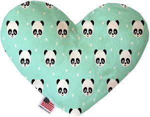 Happy Pandas Canvas Heart Dog Toy (size: 6 Inch)