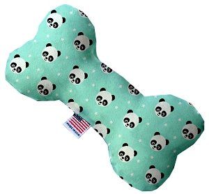 Happy Pandas Canvas Bone Dog Toy (size: 10 Inch)