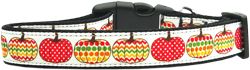 Pretty Pumpkins Nylon Dog Collar (size: Medium Narrow)