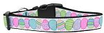 Easter Egg Nylon Dog Collar (size: large)