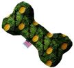 Pineapples in Paradise Canvas Bone Dog Toy