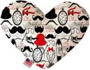 Dapper Dude Canvas Heart Dog Toy