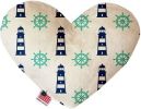 Lighthouses Canvas Heart Dog Toy