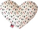 Sweet Paws Canvas Heart Dog Toy