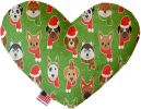 Christmas Dogs Canvas Heart Dog Toy