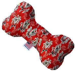 Krampus Canvas Bone Dog Toy (size: 10 Inch)