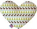 Mountain Moose Canvas Heart Dog Toy