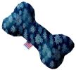 Winter Wonderland Canvas Bone Dog Toy