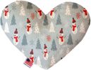 Look at Frosty Go Canvas Heart Dog Toy