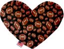 Footballs Canvas Heart Dog Toy