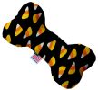 Candy Corn Canvas Bone Dog Toy