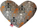 Skeletons Dancing Canvas Heart Dog Toy