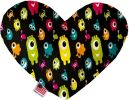 Monster Zoo Canvas Heart Dog Toy