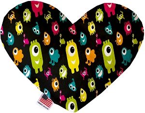 Monster Zoo Canvas Heart Dog Toy (size: 6 Inch)